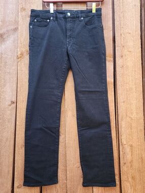Lauren Ralph Lauren Black Denim Skinny Straight Jeans Size 6